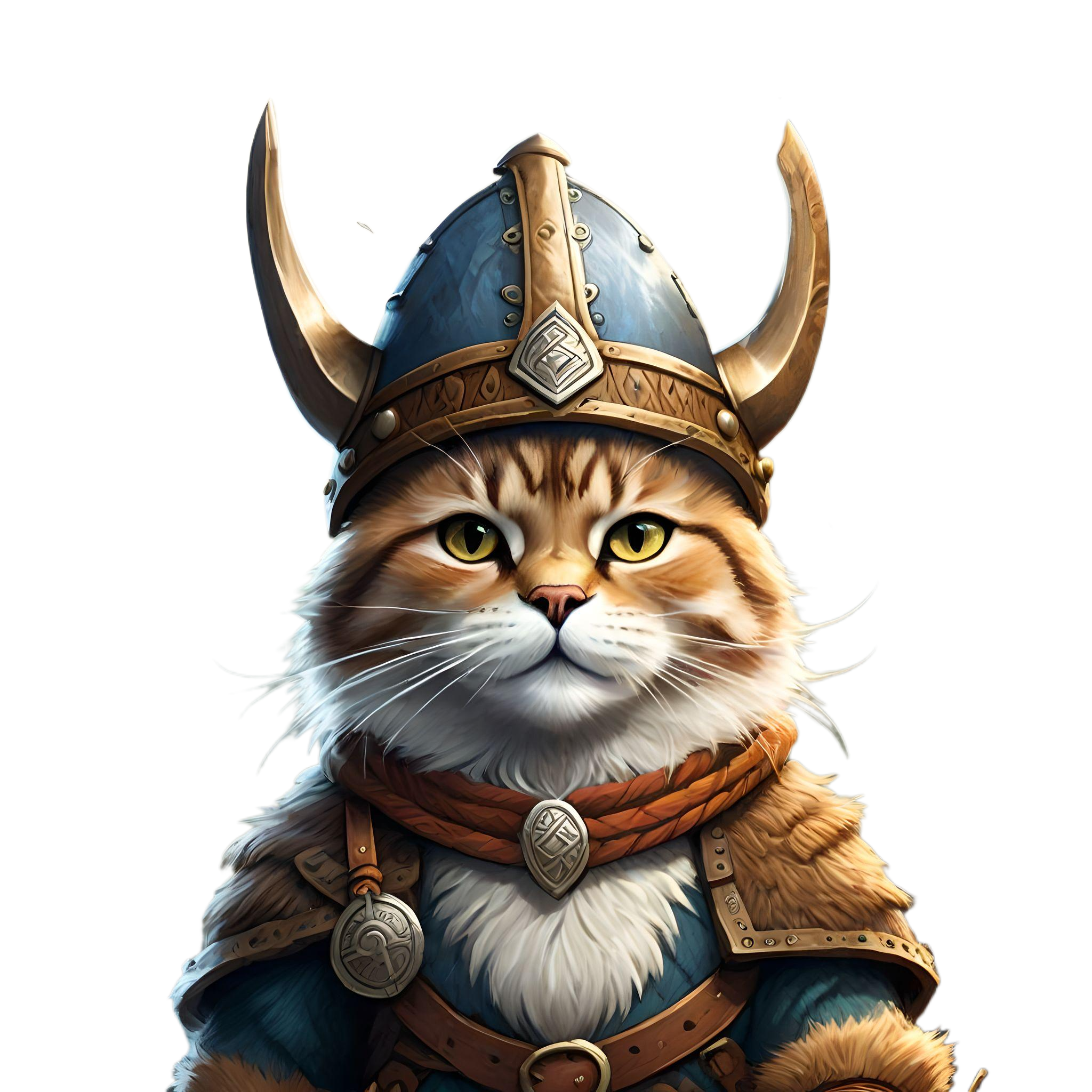 Valhalla viking cat