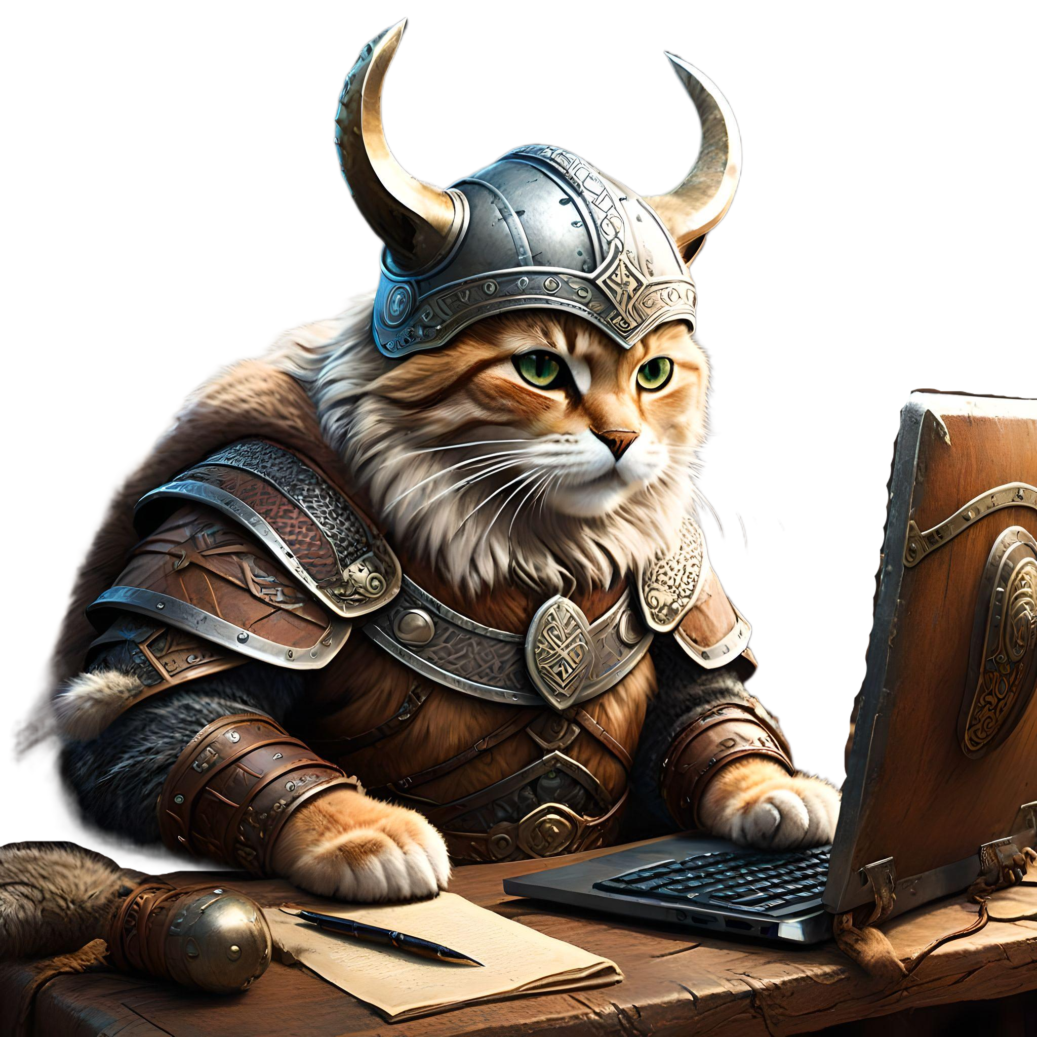 Valhalla viking cat social